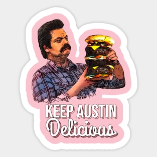 Keep Austin Delicious Sticker